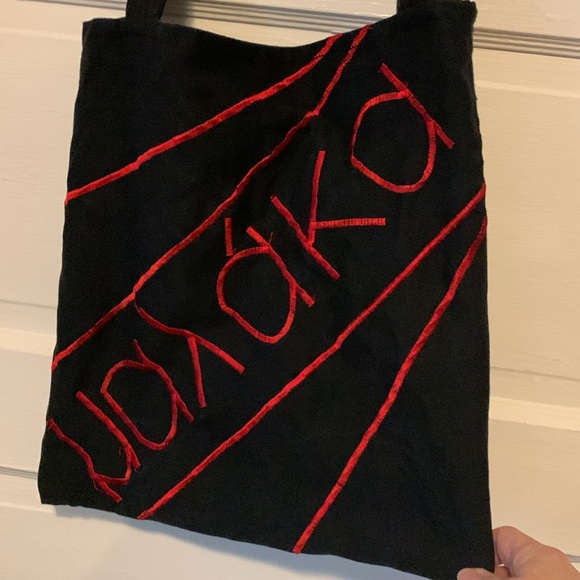 Black and Red Tote Bag - Picture 2 of 4